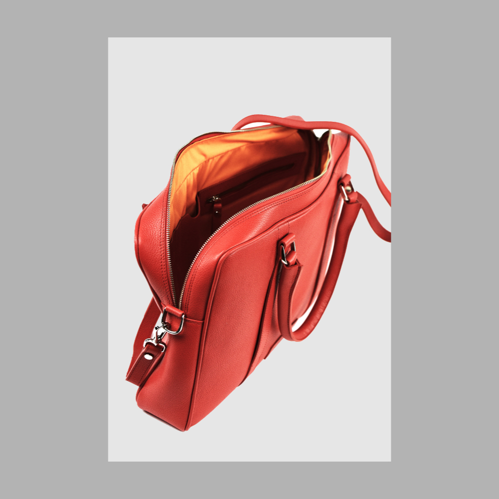Singlezipp Bag MIKA – Rosso – Bild 4 von 5