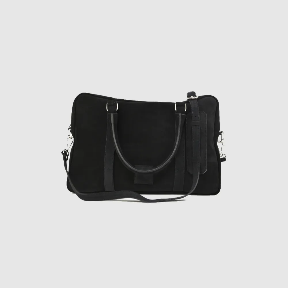 Singlezipp Bag MIKA suede – Schwarz – Afbeelding 1 van 6