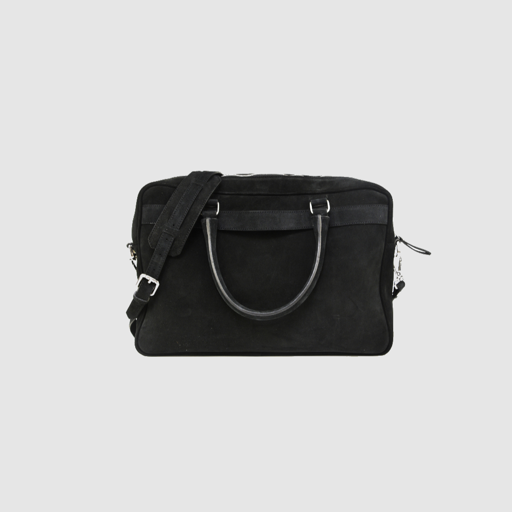 Singlezipp Bag MIKA suede – Schwarz – Afbeelding 2 van 6