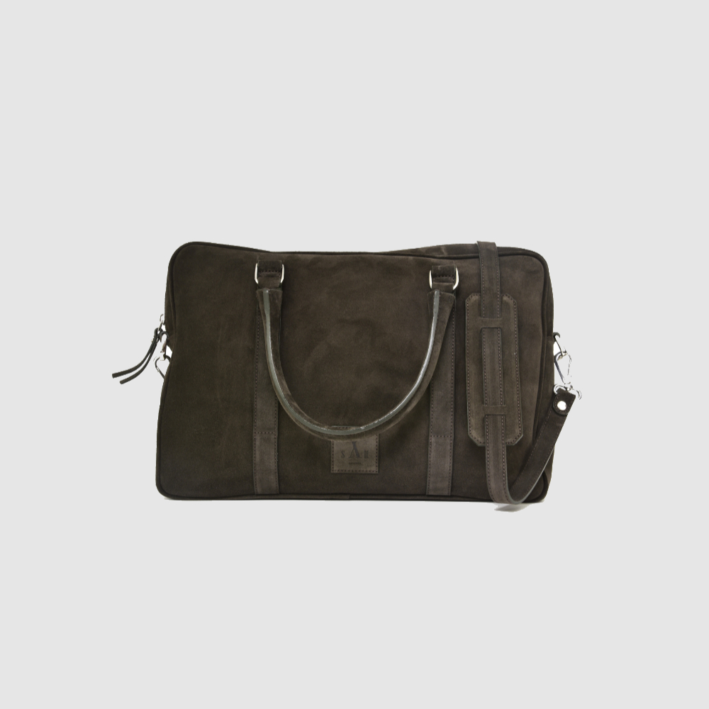 Singlezipp Bag MIKA suede – Braun – Image 1 sur 4