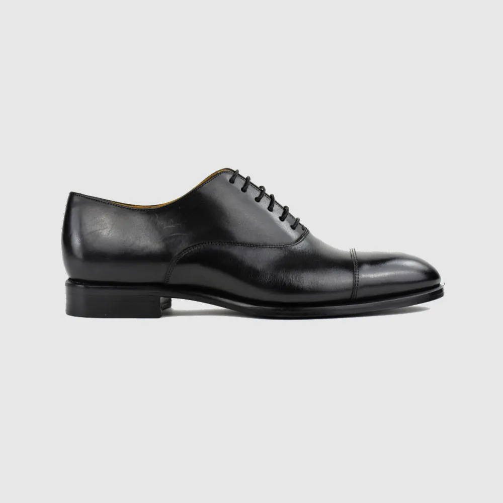 Oxford Cap Toe SÖREN – Schwarz – Bild 1 von 5
