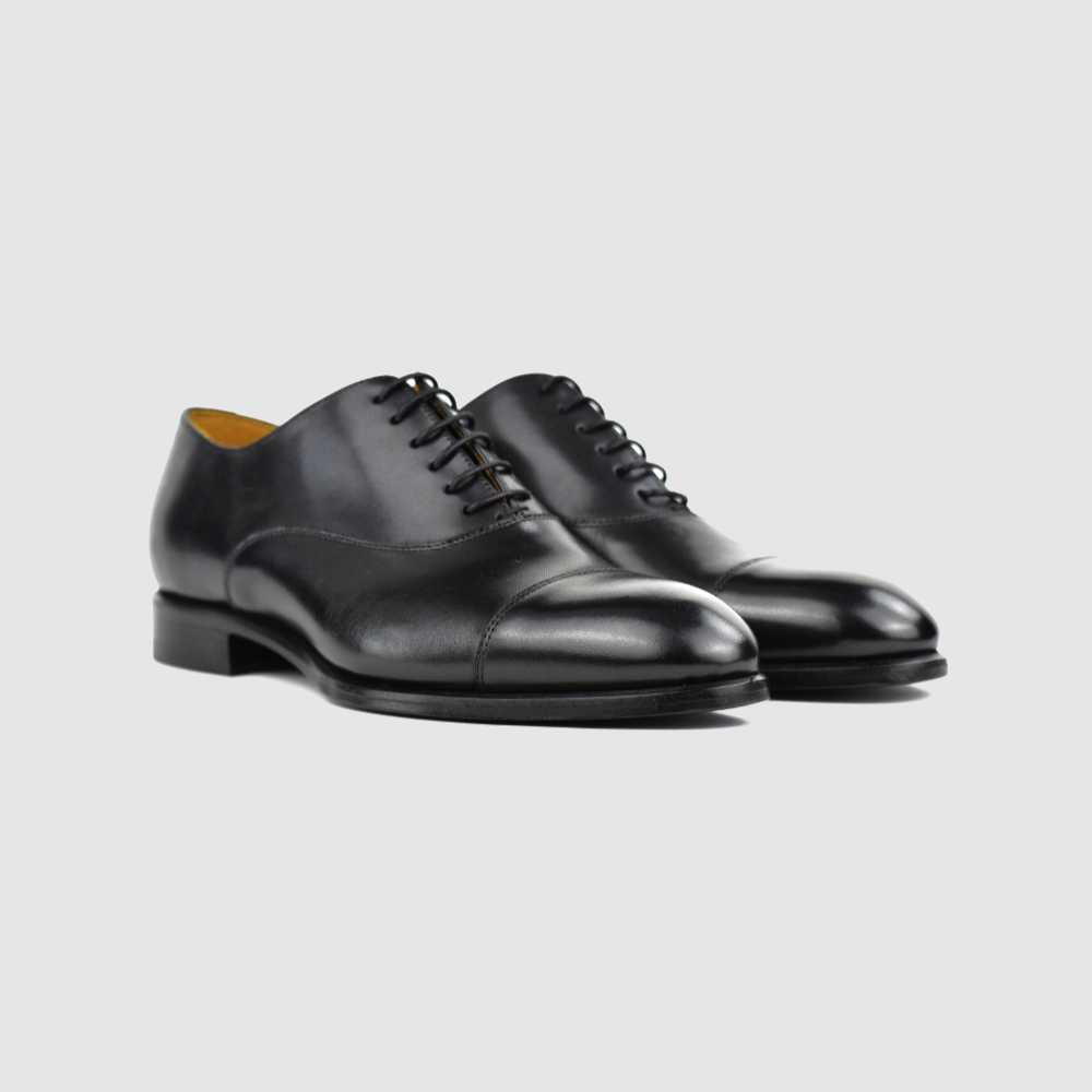Oxford Cap Toe SÖREN – Schwarz – Bild 2 von 5