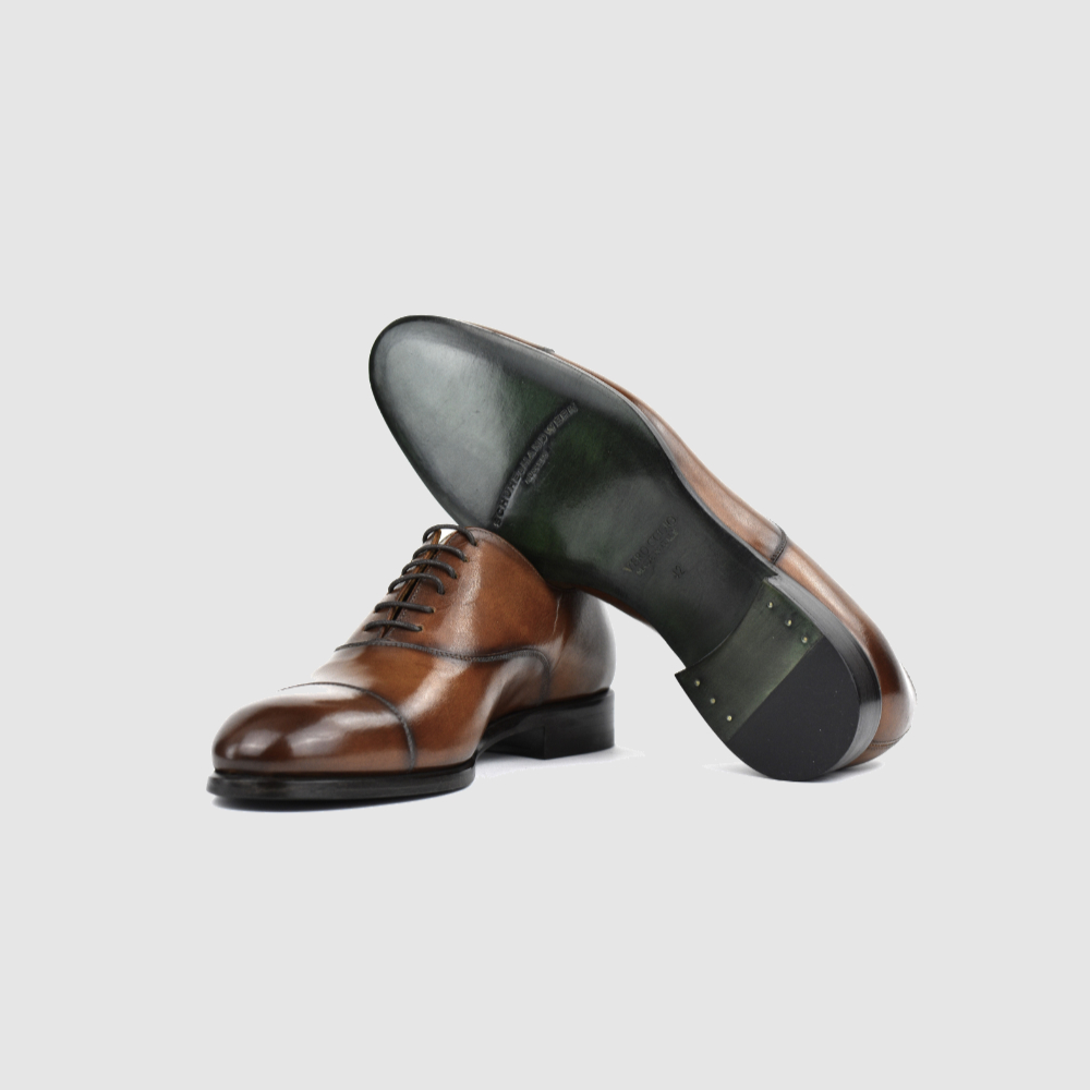 Oxford Cap Toe SÖREN – Cognac – Bild 6 von 7