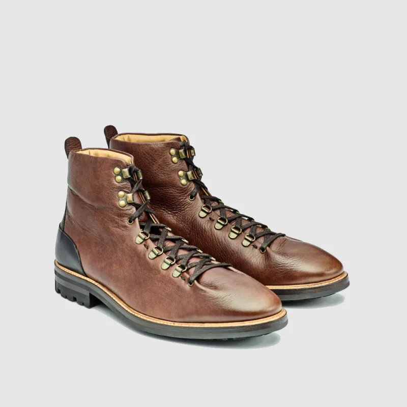 FLY CITY MOUNTAIN STIEFEL - RINDSLEDER BROWN GR. 46 – Braun