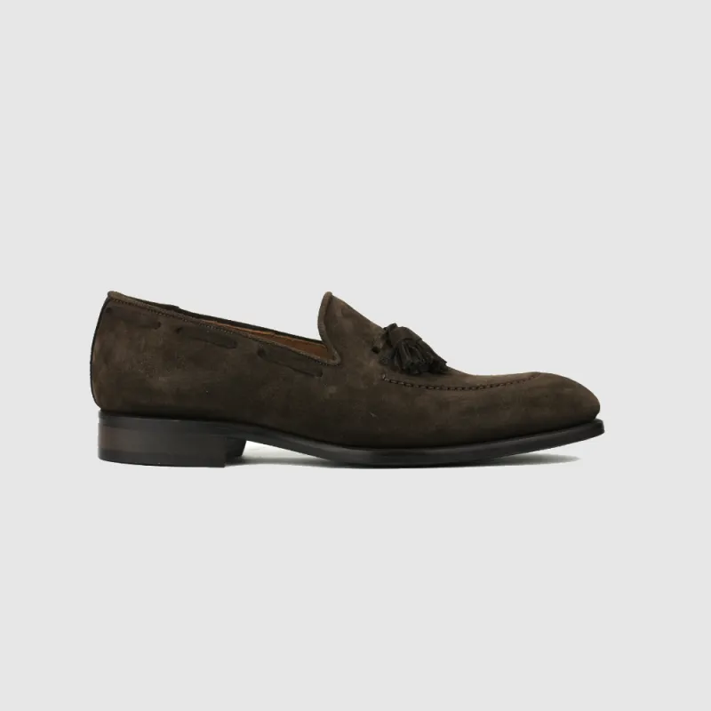 RICHARD Tassel Loafer - Suede Brown – Testa di Moro Veloursleder