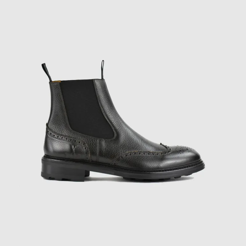 Chelseaboot CHARLES grain brown – Vintage Brown