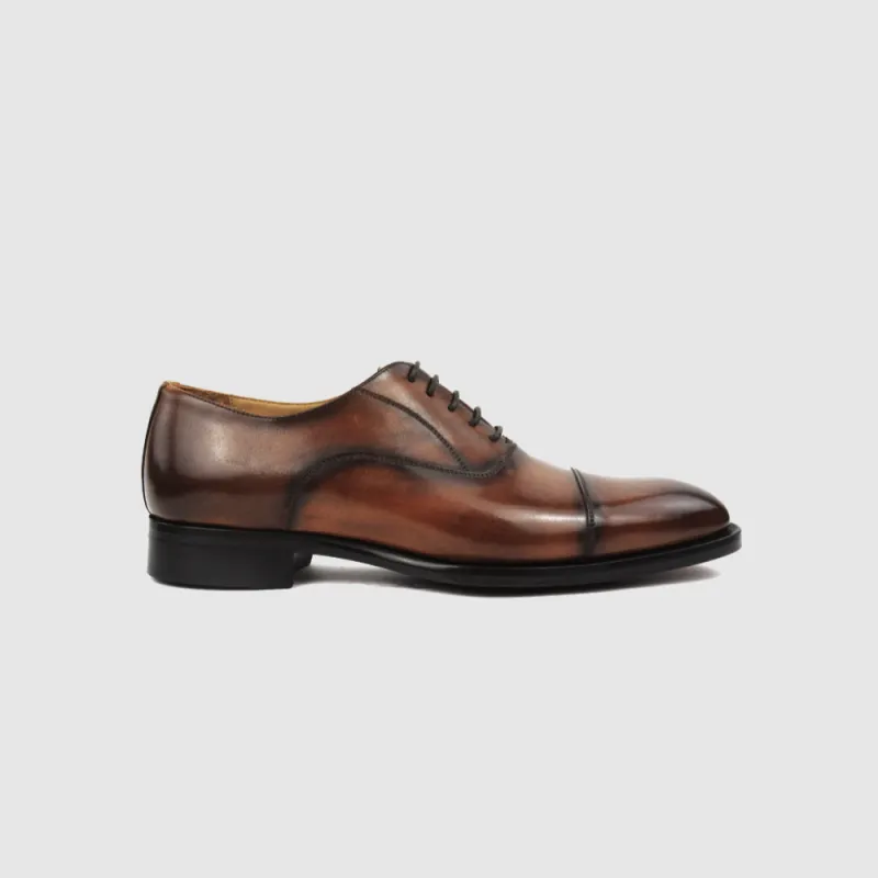 Oxford Cap Toe JACOB – Cuoio